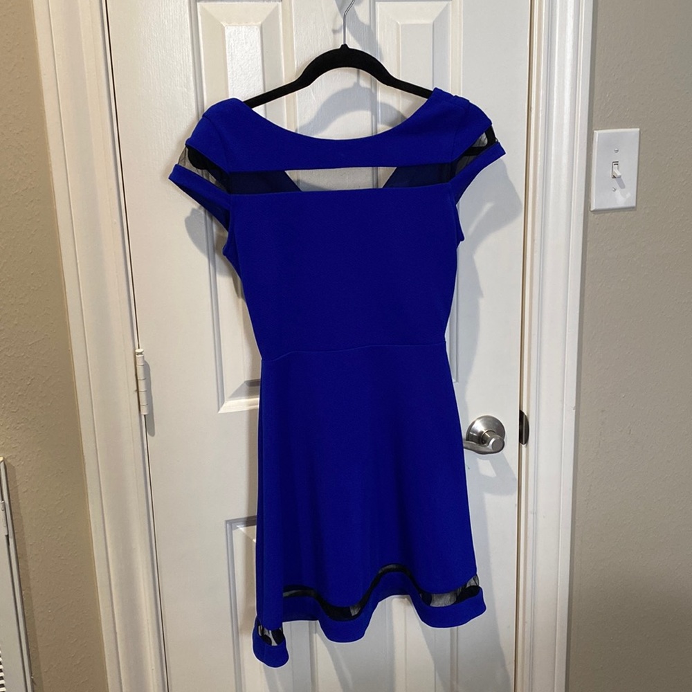Royal blue dress